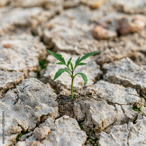 plant in the sand