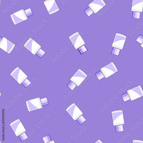 Obraz na plátne seamless pattern hypoallergenic powder baby cartoon