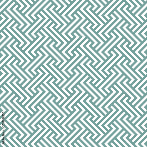 Seamless Interlocking Geometric Lines Background