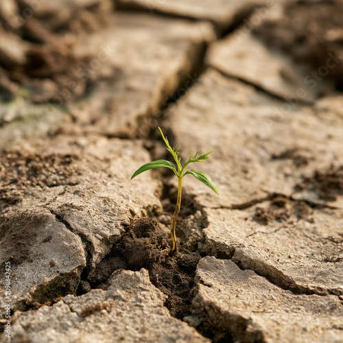 plant in soil