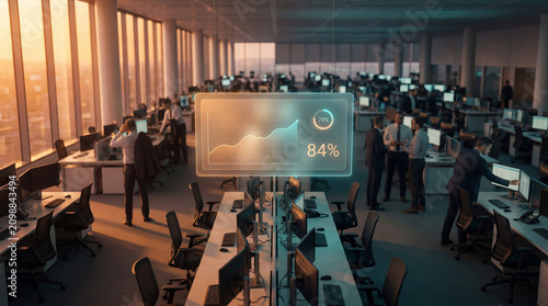 Operations floor comes alive with live performance dashboard during evening shift