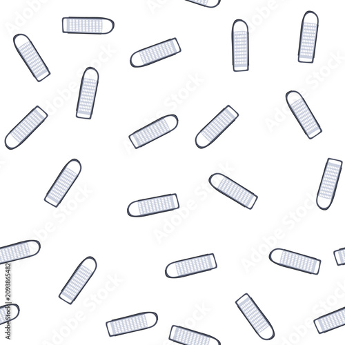 Canvastavla pattern slicer grater cartoon