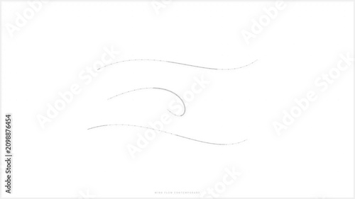 contemporary wind motion graphics