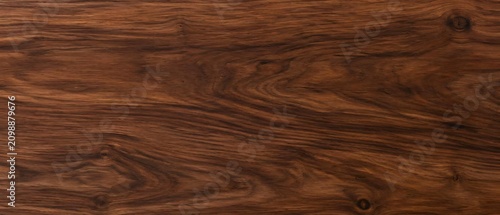 Natural dark brown wood surface texture with flowing grain.