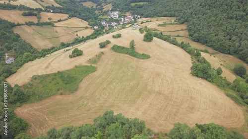 Small town in the Navarrese Pyrenees. Aria, Aezkoa Valley