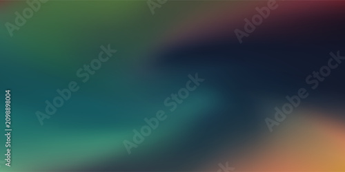 Fotografie Abstract background with colorful light rays crossing frame diagonally, featuring grainy texture and soft gradients, creating a dreamlike atmosphere