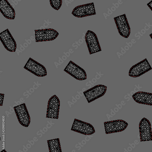 seamless pattern hinges ancient medieval door cartoon. knocker carvings, ornamentation fortress, castle cathedral hinges ancient medieval door sign vector