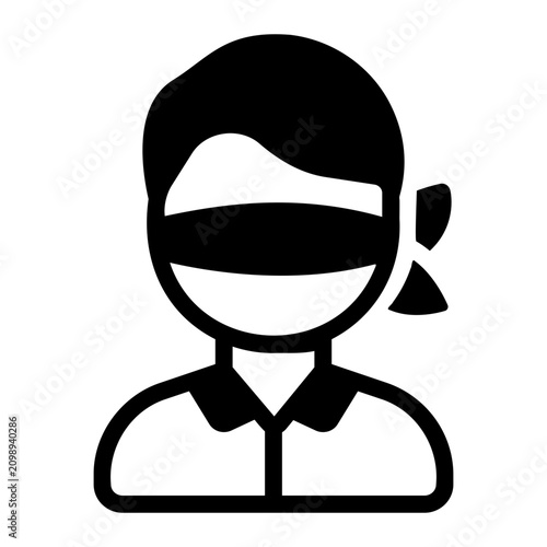 Blindfold Solid icon