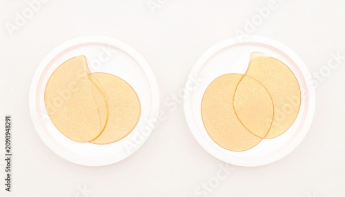 Minimalist plate with crisps design