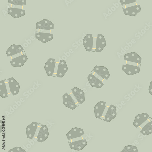 pattern interior door hinge cartoon. house silver, stainless open, repair hardware interior door hinge sign. seamless vector illustration