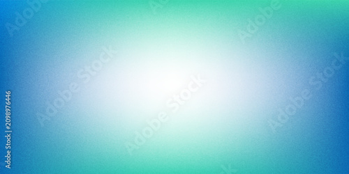 Valokuva amazing blue green blur gradient with grainy noise texture
