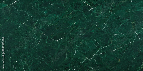 Bild auf Leinwand Dark green guatemala marble stone texture background with abstract dynamic white