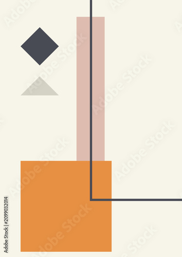 Abstract geometrict wallpaper design