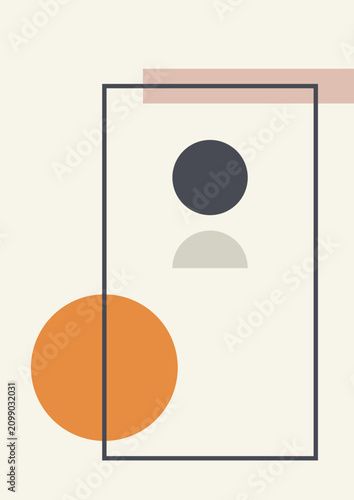 Abstract geometrict wallpaper design