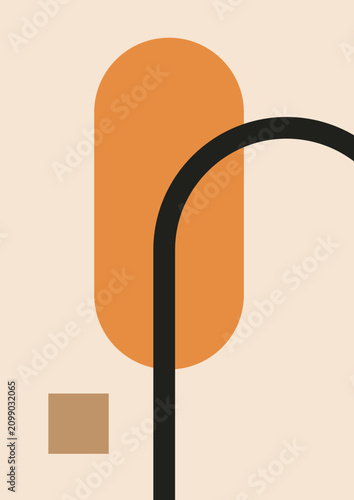 Abstract geometrict wallpaper design