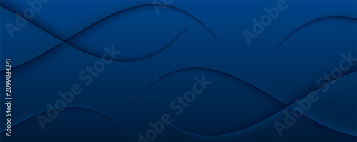 Slika na platnu Abstract blue and light gray shape modern soft luxury texture with smooth and clean vector subtle background