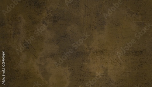 Bilde på lerret Abstract dark brown grunge background with fine scratches and weathered texture