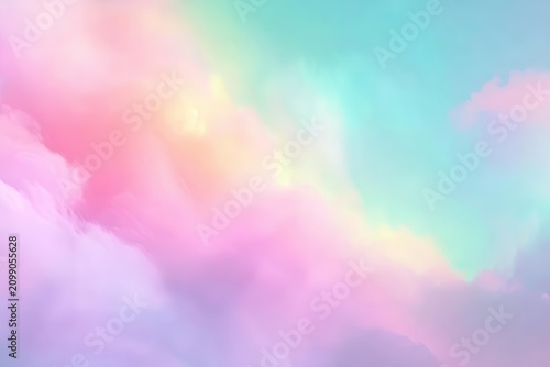 Dreamy Pastel Cloudscape Soft Colors, Gentle Backgrounds