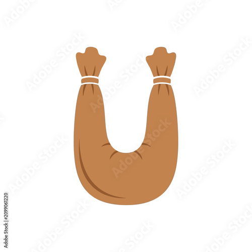 Jute Sack Shaped Like U for Racing