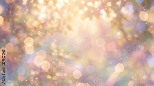 A blurred, colorful, abstract background with a mix of warm and cool colors, featuring a central, bright .