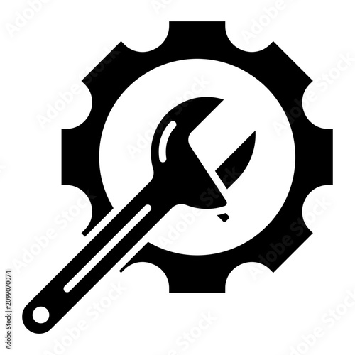 Gear Wrench Mechanic Icon