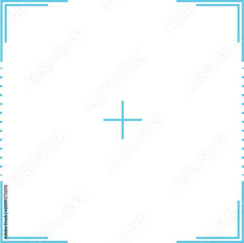 Center Marker Tracking Box Overlay, Camera Motion Tracking Interface
