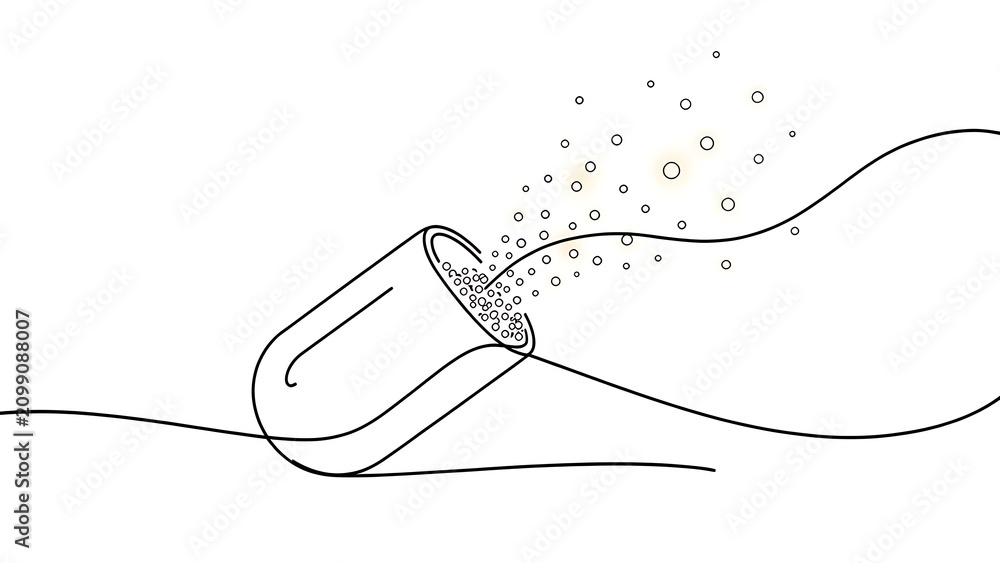 Obraz premium Tipped cup spilling coins on white background.