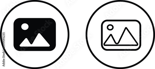 Foto Gallery icon set