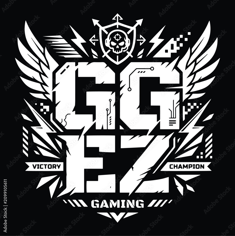 Fototapeta premium GG EZ Typographic Vintage Retro Artwork