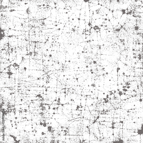 Distressed grunge texture effect black and white background pattern