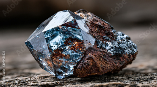 Anglesite lead sulfate crystal formation on galena matrix, secondary mineral oxidation zone, Moroccan Touissit specimen, galena weathering product reference, sulfate mineral documentation under dram