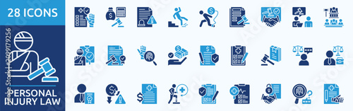 Bild auf Leinwand personal injury law
 - Icon Collection