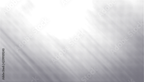 Abstract grey halftone wave pattern overlay as clean cutout