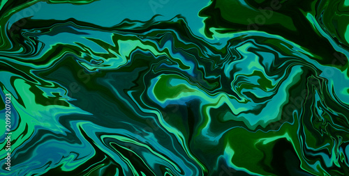 Quadro su tela Vibrant Grunge Effects with Creative Fluid Brushwork