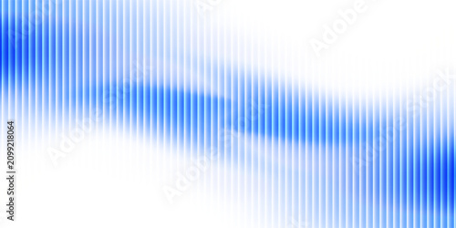 Abstract blue ripple glass effect background with glowing white light leaks gradient, modern banner header fashion backdrop wallpaper web design