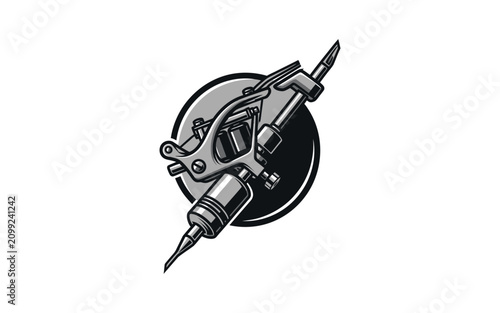 Tattoo Machine Vector Illustration