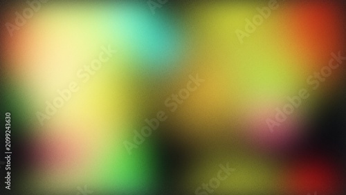 Abstract colorful blurred background with soft light leaks and grain texture effect