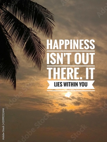 Cuadro en lienzo POSITIVE quote