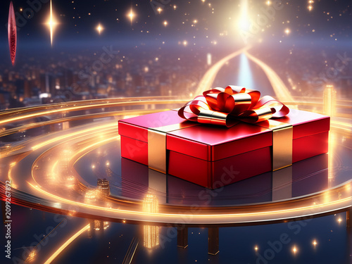 red gift box