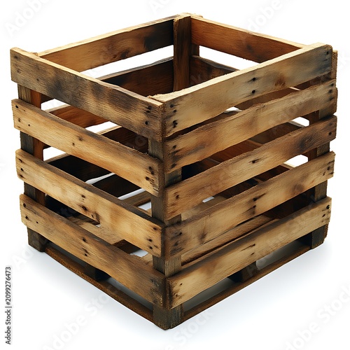 Square Wooden Crate