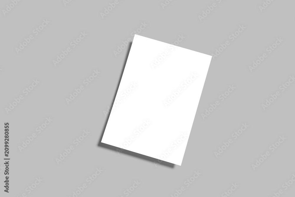 Fototapeta premium Flyer Brochure Mockup Design Blank 