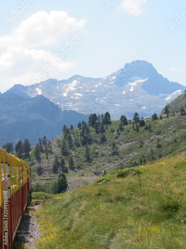 railway in the mountains