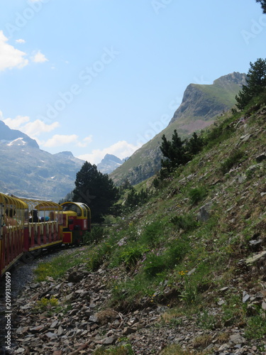 railway in the mountains