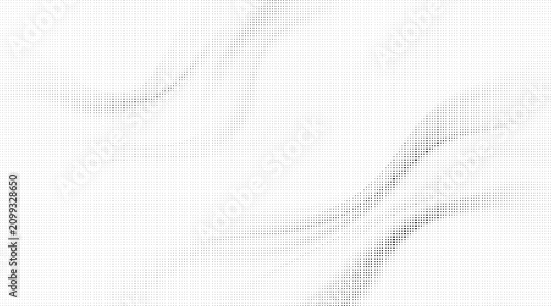 Принти на полотні Abstract halftone texture with flowing organic shapes and soft shadows, creating a unique digital background