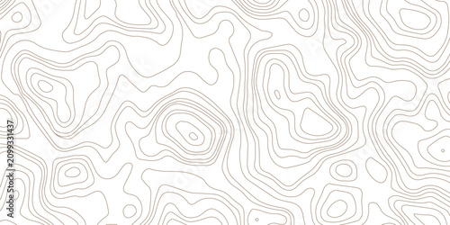 Foto Abstract topographic map contour lines pattern in black and white with topograph