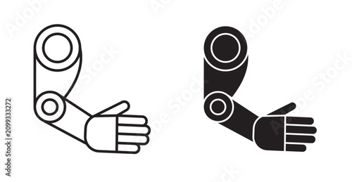 Foto prosthetic arm icon