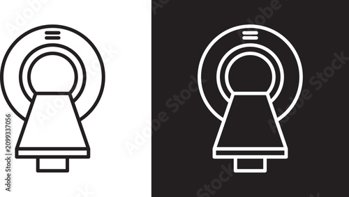 Cuadro en lienzo MRI icon
