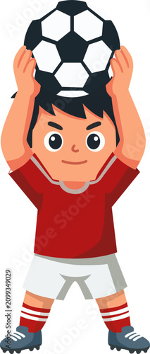 boy with soccer ball