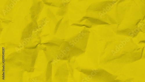 Crumpled White Paper Texture Horizontal Loop Animation Background