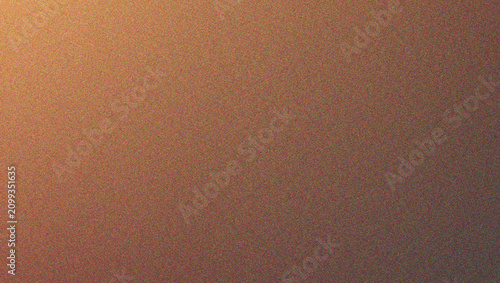 Foto Rich warm brown to vibrant orange gradient showcasing a subtle granular noise ef